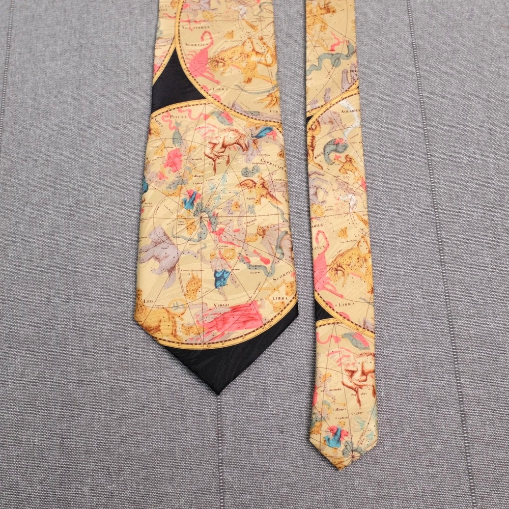 Museum Artifacts Celestial Hemispheres Silk Tie Constellations Astronomy